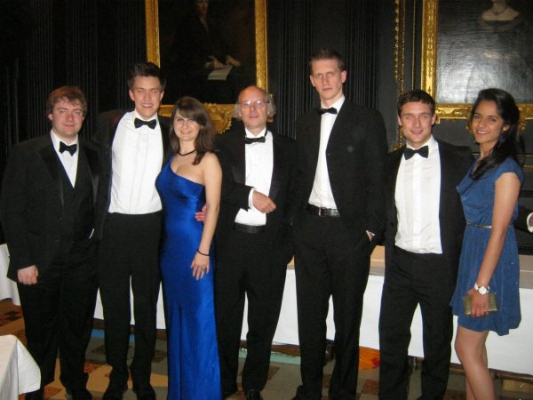 With Bjarne Stroustrup, creator of C++. Queens' College, Cambridge (2012 May)