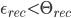 \epsilon_{rec} < \Theta_{rec}