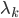 \lambda_k