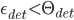 \epsilon_{det} < \Theta_{det}